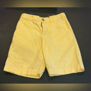 Polo by Ralph Lauren Yellow Flat Front Boys 6 Shorts